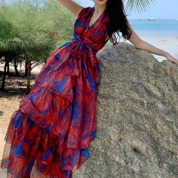 New without tags Colorful Summer Dress - Picture 2 of 5